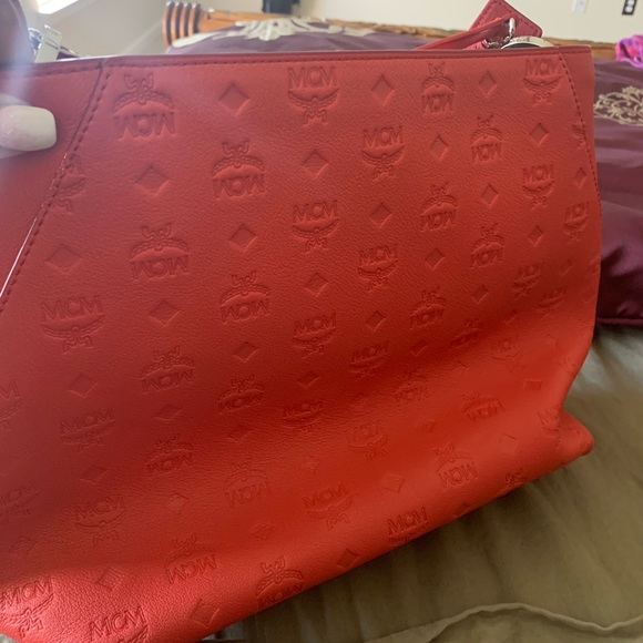 MCM Handbags - Authentic MCM Klara Monogram Bag